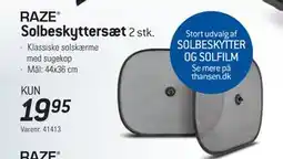 Thansen RAZE Solbeskyttersæt tilbud