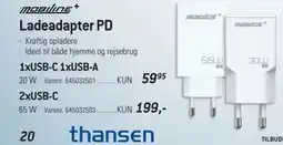 Thansen Ladeadapter PD tilbud