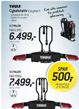 Thansen Thule Cykelstativ tilbud