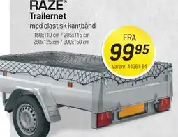 Thansen RAZE Trailernet med elastisk kantbånd tilbud
