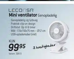 Thansen Mini ventilator tilbud