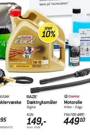 Thansen Castrol Motorolie tilbud