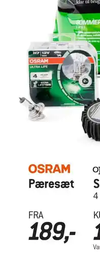 Thansen OSRAM Pæresæt tilbud