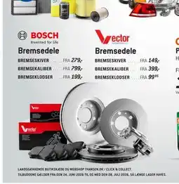 Thansen BOSCH Bremsedele tilbud