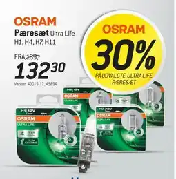 Thansen 30% PÅ UDVALGTE ULTRA LIFE PÆRESÆT tilbud
