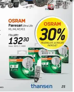 Thansen OSRAM Pæresæt tilbud