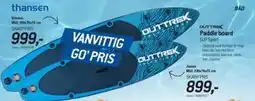 Thansen OUTTREK Paddle board tilbud