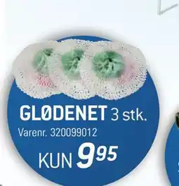 Thansen GLØDENET 3 stk tilbud