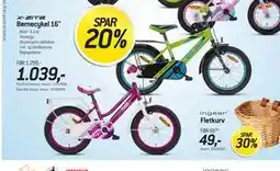 Thansen X-Zite Børnecykel 16 tilbud