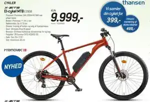 Thansen El-cykel MTB tilbud