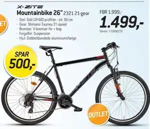 Thansen X-ZITE Mountainbike 26 tilbud