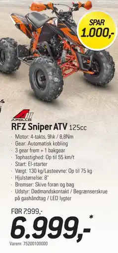 Thansen RFZ Sniper ATV tilbud