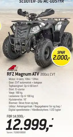 Thansen RFZ Magnum ATV tilbud