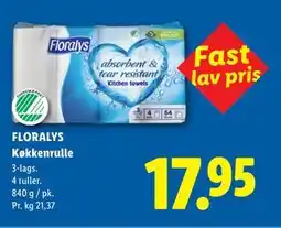Lidl FLORALYS K&kkenrulle tilbud