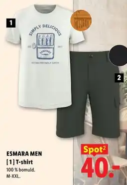 Lidl ESMARA MEN T-shirt tilbud