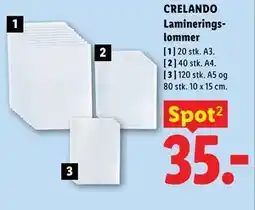 Lidl CRELANDO Lamineringslommer tilbud