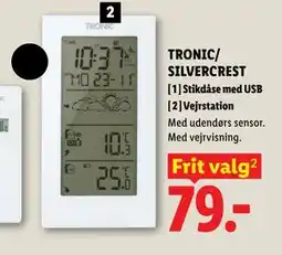 Lidl Vejrstation Med udendørs sensor tilbud