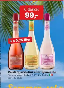 Poetzsch Padborg Verdi Sparkletini eller Spumante tilbud
