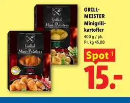 Lidl GRILLMEISTER Minigrill-kartofler tilbud