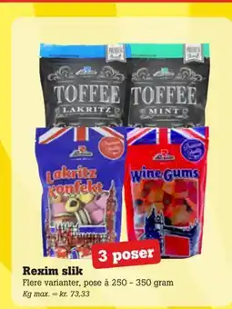 Poetzsch Padborg Rexim slik tilbud