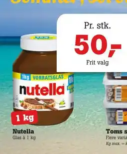 Poetzsch Padborg Nutella tilbud