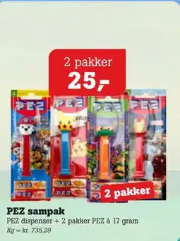 Poetzsch Padborg PEZ sampak tilbud