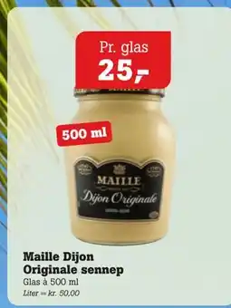 Poetzsch Padborg Maille Dijon Originale sennep tilbud
