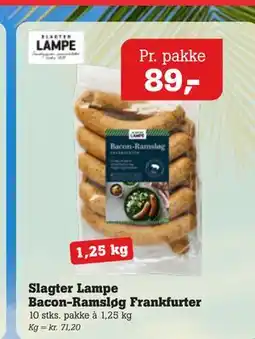 Poetzsch Padborg Slagter Lampe Bacon-Ramsløg Frankfurter tilbud