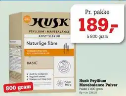 Poetzsch Padborg Husk Psyllium Mavebalance Pulver tilbud