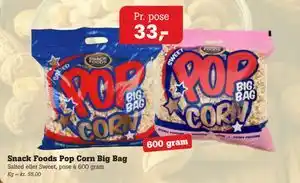 Poetzsch Padborg Snack Foods Pop Corn Big Bag tilbud