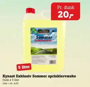 Poetzsch Padborg Kynast Exklusiv Sommer sprinklervæske tilbud