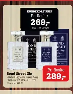 Poetzsch Padborg Bond Street Gin tilbud