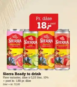 Poetzsch Padborg Sierra Ready to drink tilbud