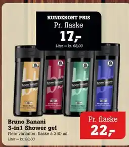 Poetzsch Padborg Bruno Banani 3-in1 Shower gel tilbud