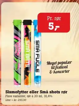 Poetzsch Padborg Sismofytter eller Små shots rør tilbud