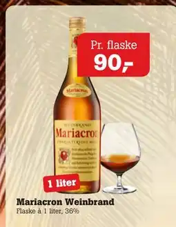 Poetzsch Padborg Mariacron Weinbrand tilbud