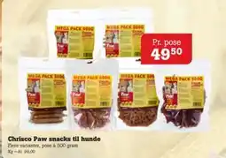 Poetzsch Padborg Chrisco Paw snacks til hunde tilbud