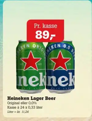 Poetzsch Padborg Heineken Lager Beer tilbud