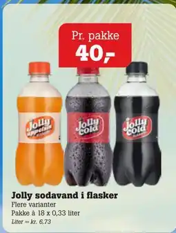 Poetzsch Padborg Jolly sodavand i flasker tilbud