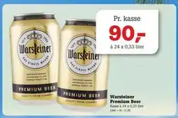 Poetzsch Padborg Warsteiner Premium Beer tilbud