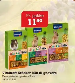 Poetzsch Padborg Vitakraft Kräcker Mix til gnavere tilbud