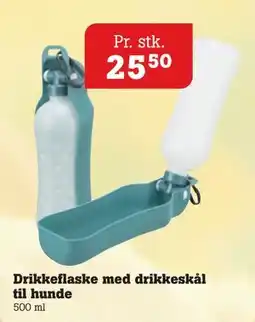 Poetzsch Padborg Drikkeflaske med drikkeskål til hunde tilbud