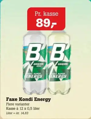 Poetzsch Padborg Faxe Kondi Energy tilbud