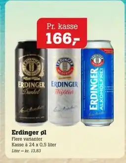 Poetzsch Padborg Erdinger øl tilbud