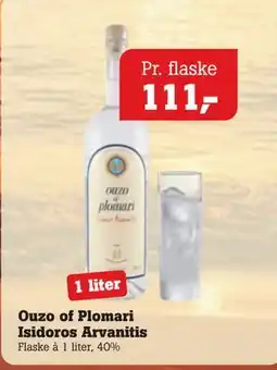 Poetzsch Padborg Ouzo of Plomari Isidoros Arvanitis tilbud