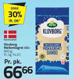Fleggaard Klovborg Mellemlagret 45+ (900 g) tilbud