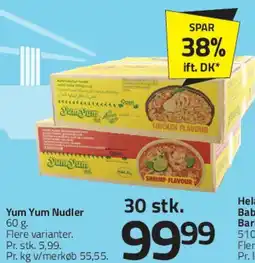 Fleggaard Yum Yum Nudler (30 stk.) tilbud