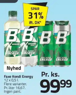 Fleggaard Faxe Kondi (dåser) tilbud