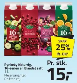 Fleggaard Rynkeby saft / Rynkeby Naturig tilbud