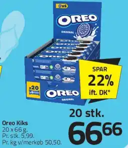 Fleggaard Oreo kiks (pakke) tilbud